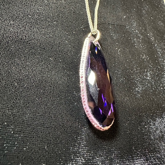 Swarovski Purple Pure Purple Pendant Necklace - Picture 5 of 6